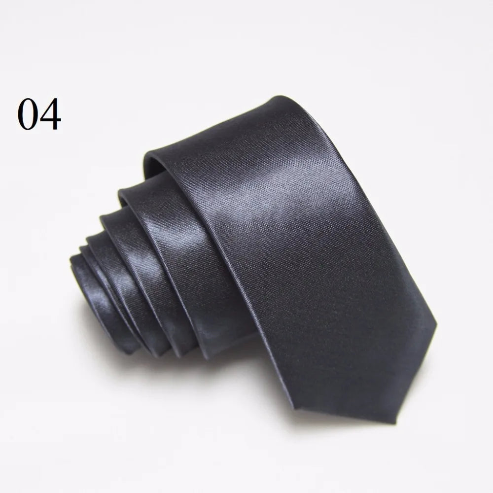 HOOYI Cravate fine tendance pour homme, 5 cm, étroite, cadeau de mariage