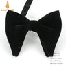 Men's Big Bow Ties For Women Men Micro Suede Bowtie Candy Solid Corduroy Butterfly Soft Lithe Gravata Wedding Party Tie Bowknot