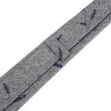 Cravate décontractée en coton pour homme, 6 cm, motif feuilles, imprimé oiseaux, style classique, idéal pour un mariage ou une soirée