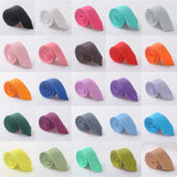 Cravate étroite de haute qualité pour homme, couleur unie, slim et fine, pour fête de mariage, largeur 5 cm, pour femme, JC0015