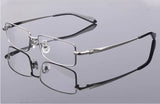 Handoer Men Eyeglasses Frame Pure Titanium Optical Glasses Prescription Spectacles Full Rim Eyewear Metal Frame Glasses Frame