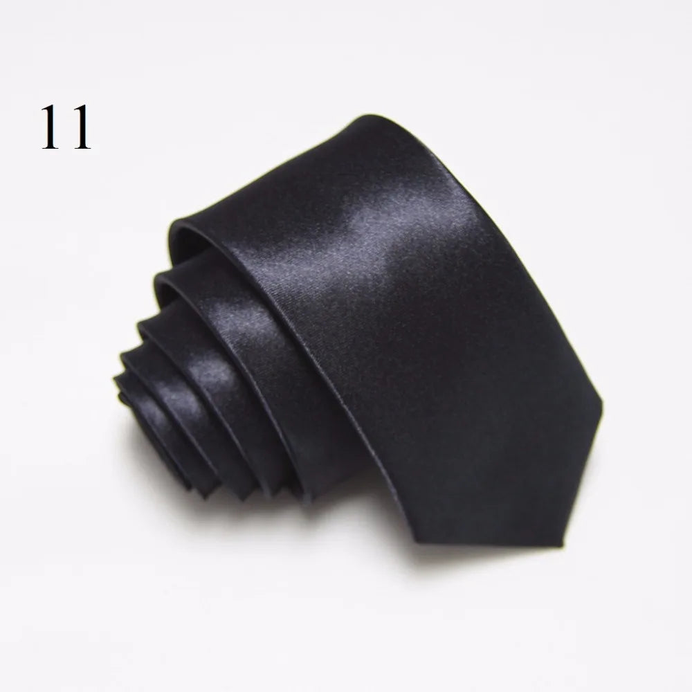 HOOYI Cravate fine tendance pour homme, 5 cm, étroite, cadeau de mariage