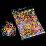 YWHUANSEN Environ 1000 pièces/sac (petit paquet) Nouveaux élastiques à cheveux en TPU pour bébé et enfant Accessoires pour cheveux en caoutchouc pour fille