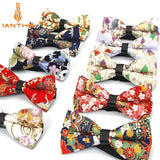 Cravate décontractée en coton pour homme, 6 cm, motif feuilles, imprimé oiseaux, style classique, idéal pour un mariage ou une soirée
