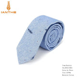 Cravate décontractée en coton pour homme, 6 cm, motif feuilles, imprimé oiseaux, style classique, idéal pour un mariage ou une soirée