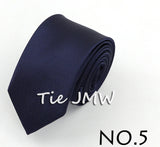 Cravate classique unie pour homme, cravate formelle à rayures, 6 cm, fine, pour mariage, slim, pour marié