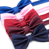 Men Bowtie Fashion Butterfly Party Wedding Bow Tie for Boys Girls Candy Solid Color Bowknot  Accessories black Bowtie