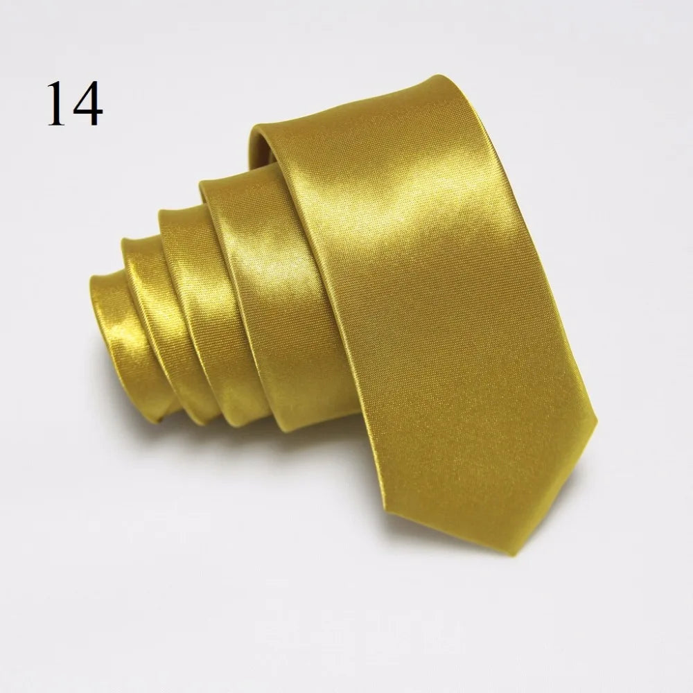 HOOYI Cravate fine tendance pour homme, 5 cm, étroite, cadeau de mariage