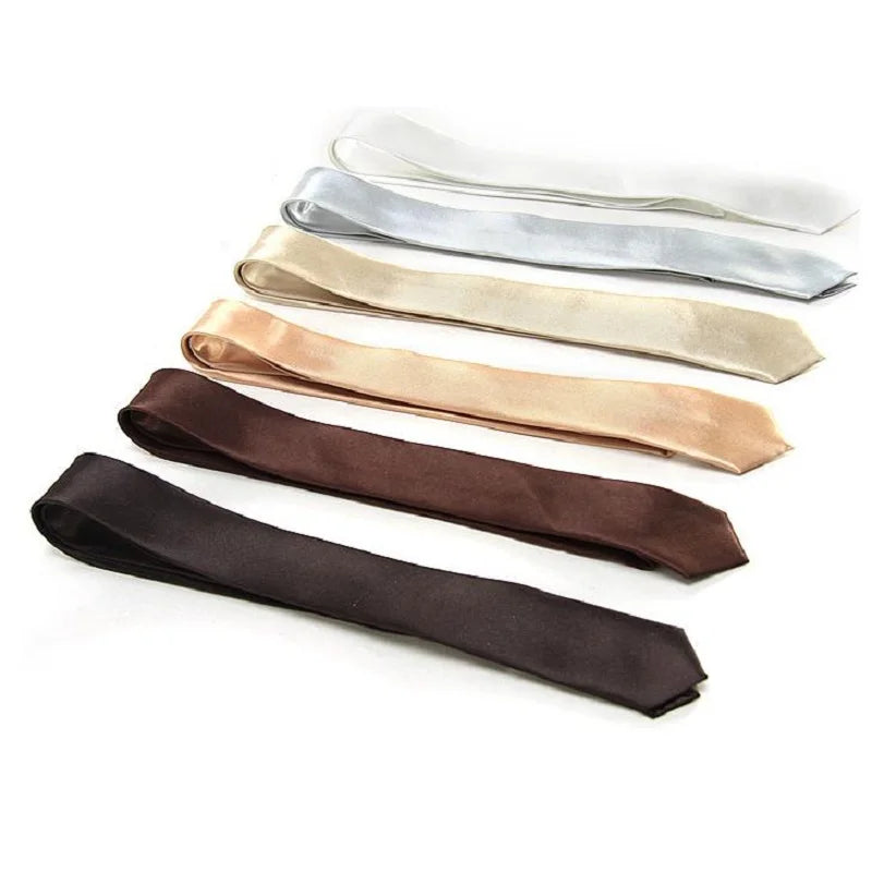 HOOYI Cravate fine tendance pour homme, 5 cm, étroite, cadeau de mariage