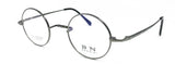 Pure Titanium Vintage 45mm Small Round Eyeglass Frames Full Rim Rx able Glasses