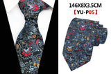 Corbatas de seda tejidas en jacquard con diseño de cachemira a cuadros para hombre, corbatas de 8 cm a rayas para trajes de negocios, bodas y fiestas.