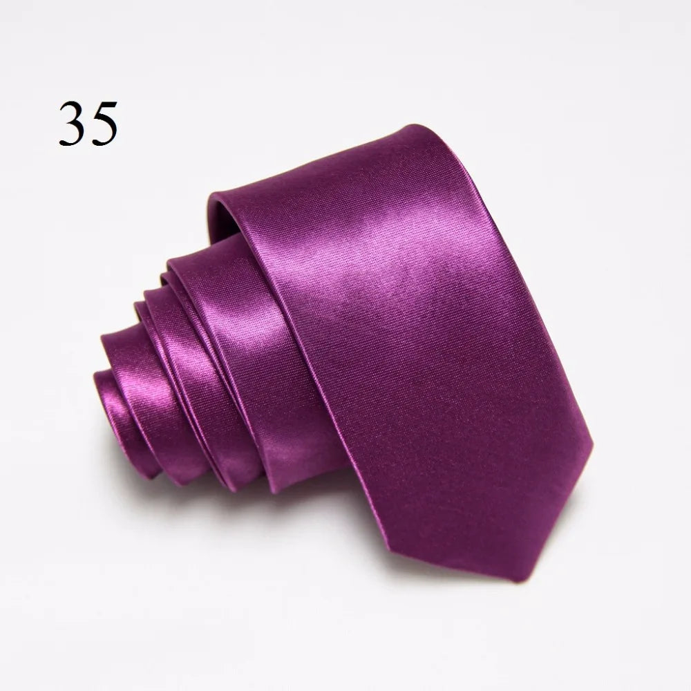 HOOYI Cravate fine tendance pour homme, 5 cm, étroite, cadeau de mariage