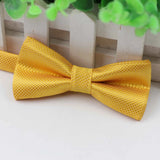 Children Polyester Bowtie Classic Solid Color Butterfly Wedding Party Necktie Kid Suit Tuxedo Dicky Pet Bow Tie