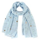 Foulard tendance FOXMOTHER 2021, motif étoile, lune, feuille d'or, pour femme, cadeau de Noël