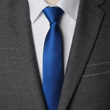 Men Necktie Zipper Lazy Tie Fashion Solid 6cm Ties Business for Man Gravatas Handkerchief Bowtie Mens Wedding Shirt Accessories