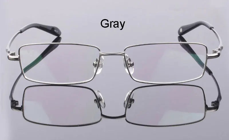 Full Rim Pure Titanium Eyeglasses Frame for Men Optical Glasses Frame Prescription Eyewear Spectacles 9867 Alloy Fashion Frame