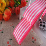 10 yards 1'' 25mm stripe printed grosgrain ribbons cartoon ribbon handmade hair bows YM16100785