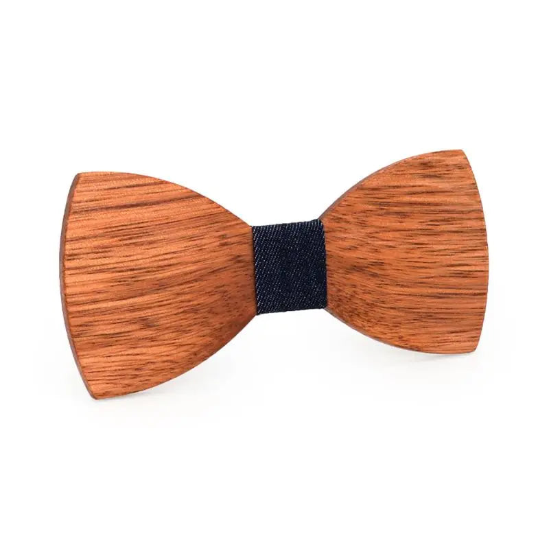 Bow Tie Men High Quality Wooden Bow Ties Classic Business Butterfly Solid Wood Color