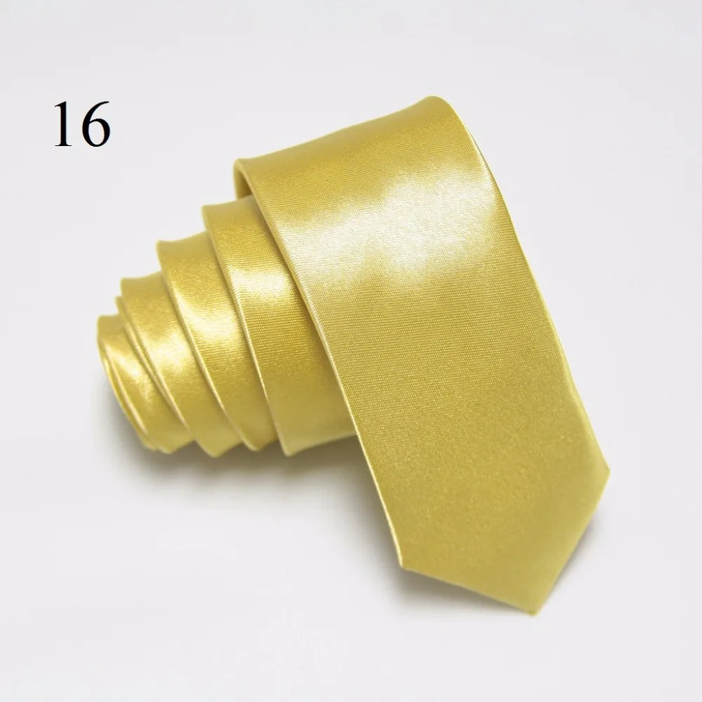 HOOYI Cravate fine tendance pour homme, 5 cm, étroite, cadeau de mariage