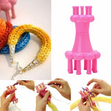 Sewing Tool Plastic Topping Knitter Knitting Spool Loom Needle Hook Scarves Straps Making Craft Machine Sewing Accessories