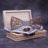 Ensemble noeud papillon en bois et mouchoir noeud papillon cravate Cravate Homme Noeud Papillon Corbatas Hombre Pajarita cadeau pour homme Noël