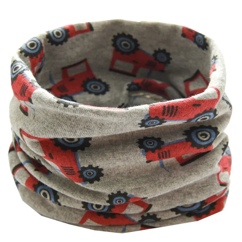 1 PC 100% Cotton Baby Scarf Autumn Winter Children Scarves Baby Neck Collars Girls O Ring Scarf Spring Autumn Kids Boys Scarf