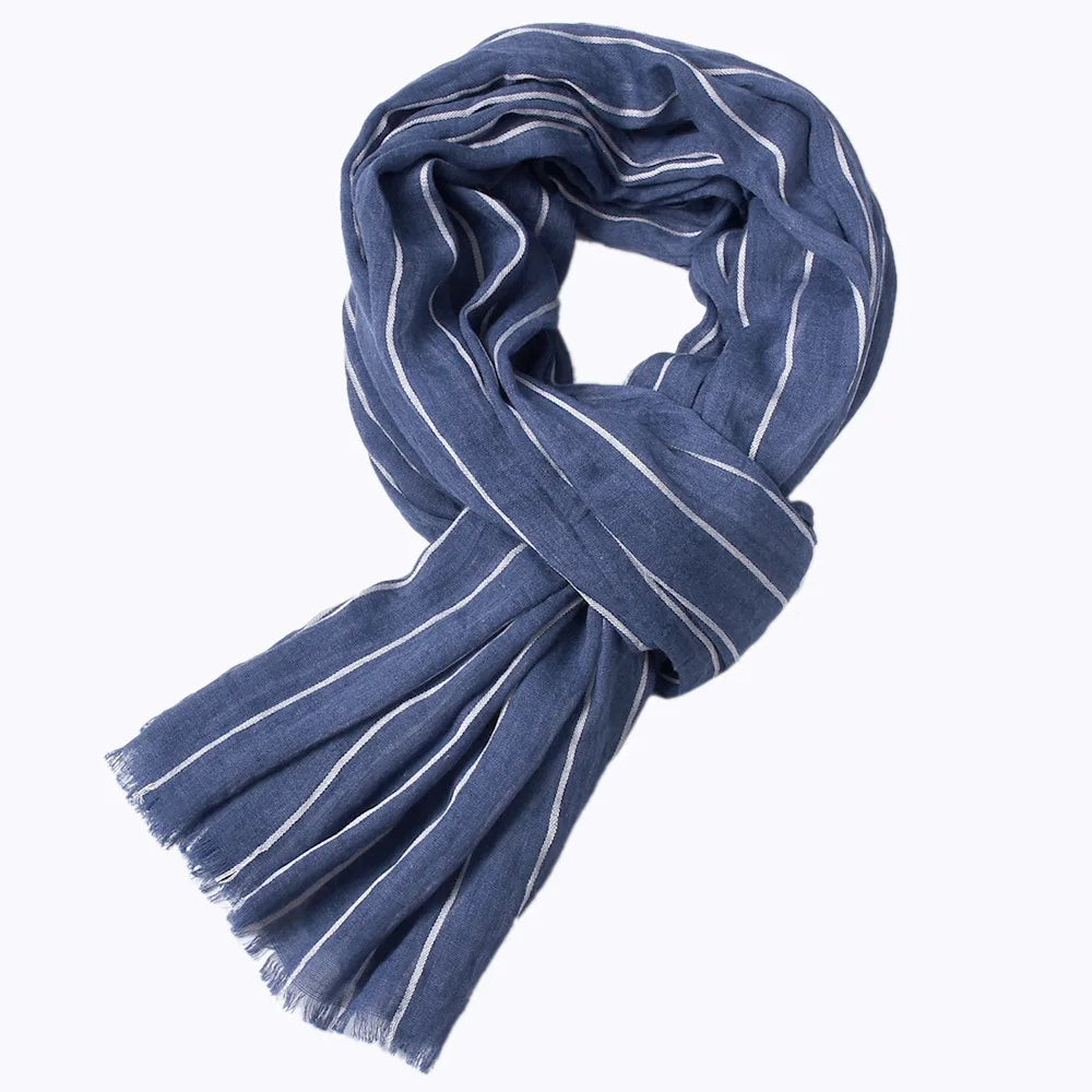 Écharpe de créateur d'hiver pour hommes, écharpe en coton rayée, châle de marque pour femmes et hommes, écharpe en tricot de cachemire, écharpe rayée avec pompons