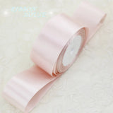 (25 yards/roll) Pink Meat Single Face Satin Ribbon Wholesale Gift Wrapping Christmas ribbons