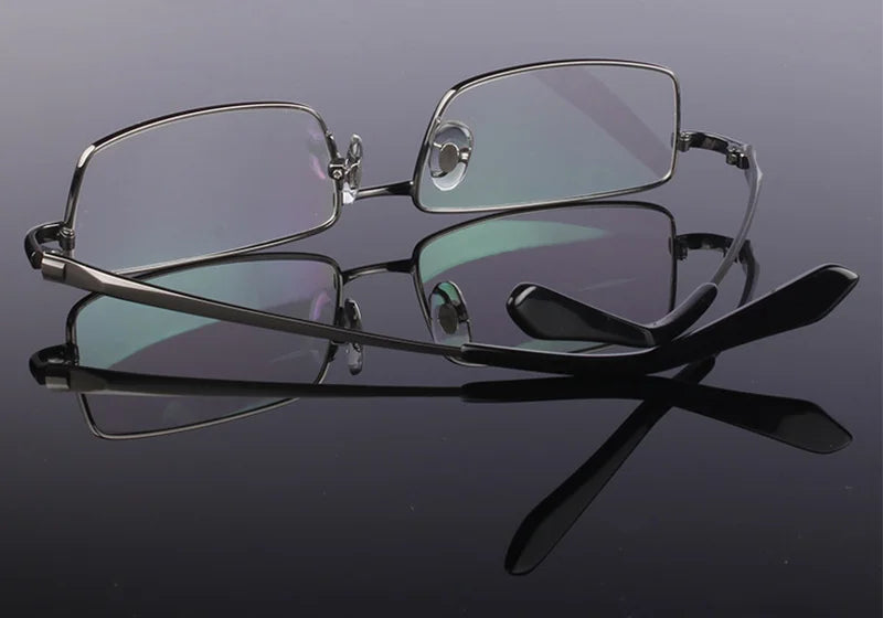 Full Rim Pure Titanium Eyeglasses Frame for Men Optical Glasses Frame Prescription Eyewear Spectacles 9867 Alloy Fashion Frame