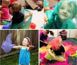 6 farben Kinder gymnastik schals für outdoor-spiel spielzeug/Kinder Kind eltern interaktive taschentuch pädagogisches spielzeug GYH