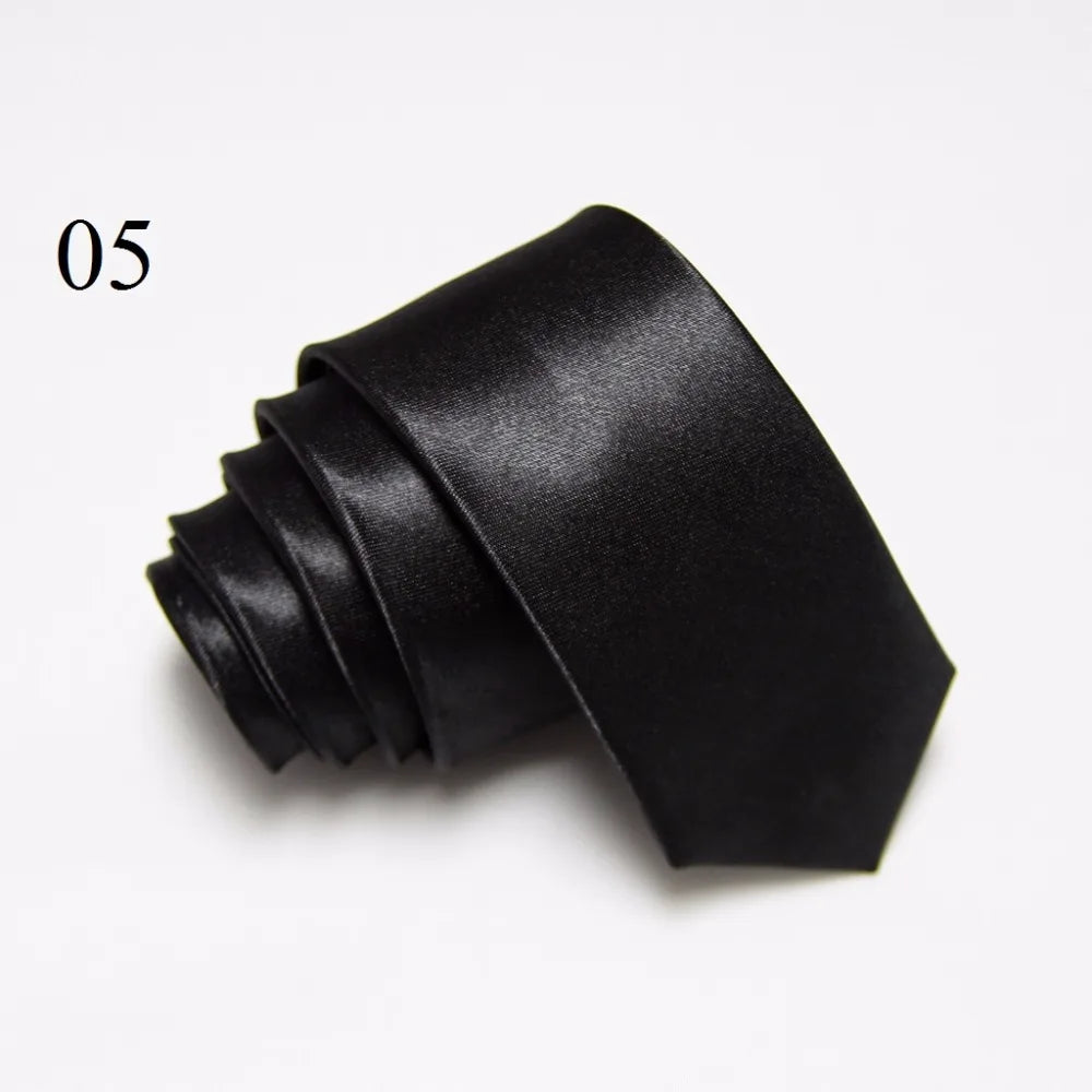 HOOYI Cravate fine tendance pour homme, 5 cm, étroite, cadeau de mariage
