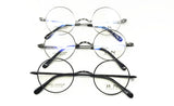 Pure Titanium Vintage 45mm Small Round Eyeglass Frames Full Rim Rx able Glasses