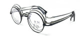 Pure Titanium Vintage 45mm Small Round Eyeglass Frames Full Rim Rx able Glasses