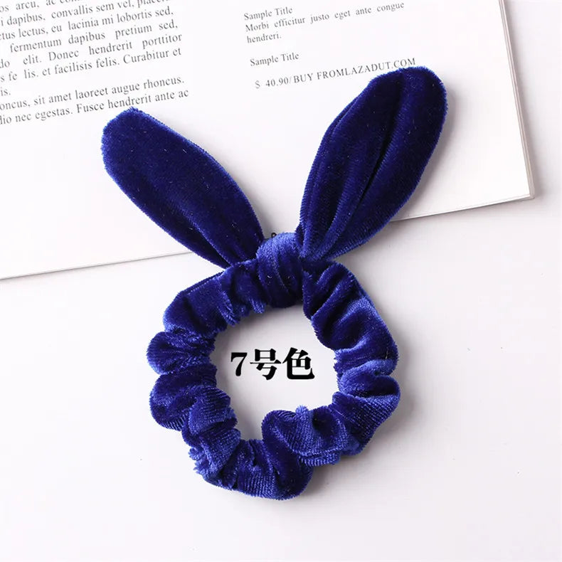 Velvet Scrunchie Women Girls Elastic Hair Rubber Bands Accessories Gum For Women Tie Hair Ring Rope Ponytail Holder Headdress
