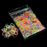 YWHUANSEN Environ 1000 pièces/sac (petit paquet) Nouveaux élastiques à cheveux en TPU pour bébé et enfant Accessoires pour cheveux en caoutchouc pour fille