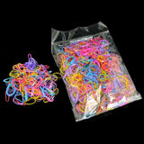 YWHUANSEN Environ 1000 pièces/sac (petit paquet) Nouveaux élastiques à cheveux en TPU pour bébé et enfant Accessoires pour cheveux en caoutchouc pour fille