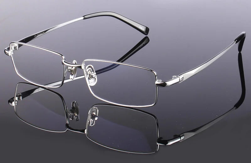 Full Rim Pure Titanium Eyeglasses Frame for Men Optical Glasses Frame Prescription Eyewear Spectacles 9867 Alloy Fashion Frame