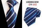 Corbatas de seda tejidas en jacquard con diseño de cachemira a cuadros para hombre, corbatas de 8 cm a rayas para trajes de negocios, bodas y fiestas.