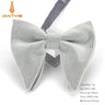 Men's Big Bow Ties For Women Men Micro Suede Bowtie Candy Solid Corduroy Butterfly Soft Lithe Gravata Wedding Party Tie Bowknot
