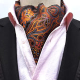 DANKEYISI Hochwertiger, modischer Luxus-Seidendruck-Herrenschal mit gepunkteten Schals, Anzugschal aus England, Jacquard, für Herren