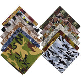 Camouflage Bandanas Baumwolle Kopfbedeckungen Frauen Schals Stirnband Männer Camping Maske Gamaschen Braga Cuello Wanderschals Hohe Qualität
