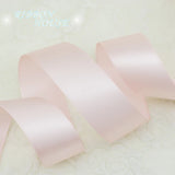 (25 yards/roll) Pink Meat Single Face Satin Ribbon Wholesale Gift Wrapping Christmas ribbons
