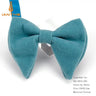Men's Big Bow Ties For Women Men Micro Suede Bowtie Candy Solid Corduroy Butterfly Soft Lithe Gravata Wedding Party Tie Bowknot