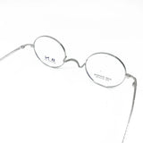 Pure Titanium Vintage 45mm Small Round Eyeglass Frames Full Rim Rx able Glasses