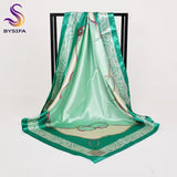 [BYSIFA] Automne Hiver Dames Foulards Nouveaux Accessoires Femmes Grands Foulards Carrés En Soie Nouveau Vin Rouge Paisley Musulman Islamique Écharpe