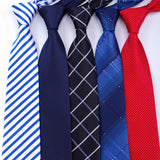20 Style Formal Ties Business Vestidos Wedding Classic Men's Tie Stripe Grid 8cm Corbatas Dress Fashion Accessories Men Necktie