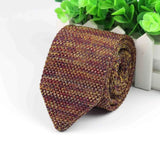 New Style Fashion Men's Colourful Tie Knit Knitted Ties Necktie Normal Slim Classic Woven Cravate Narrow Neckties