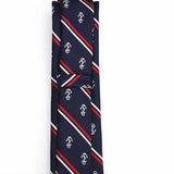 Cravates de luxe pour hommes, motif ancre tissé, pour hommes, cravates fines, cravate fine en polyester jacquard, cravates de mariage Corbata Gravata