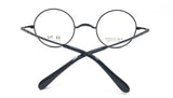 Pure Titanium Vintage 45mm Small Round Eyeglass Frames Full Rim Rx able Glasses