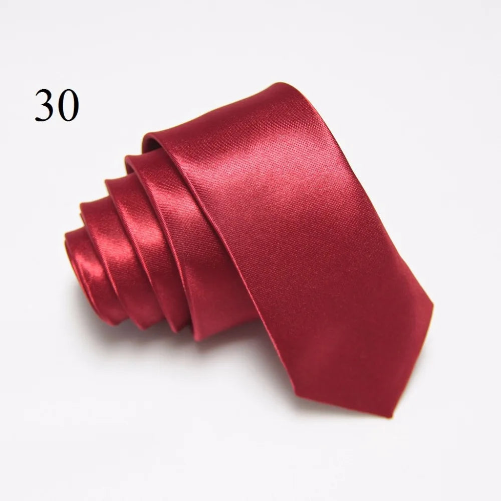 HOOYI Cravate fine tendance pour homme, 5 cm, étroite, cadeau de mariage